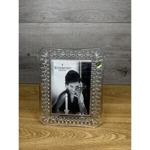 Waterford Crystal Lismore 5x7 Picture Frame Signed ~8 1/4" X 10 1/4"